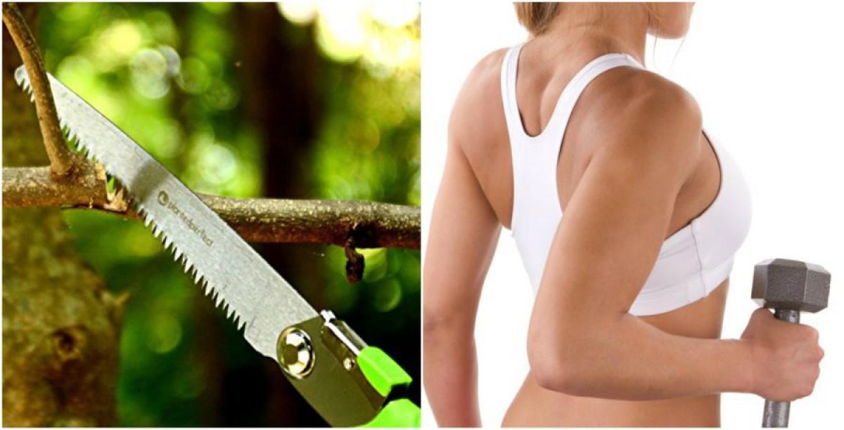 Косачка и трион извайват раменете!