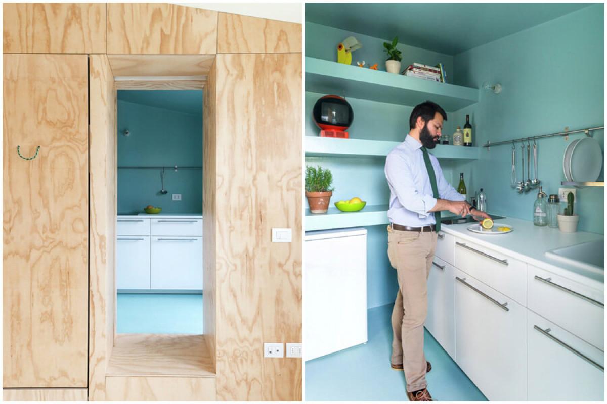 Кухнята се отличава с практичен дизайн и завидна функционалност