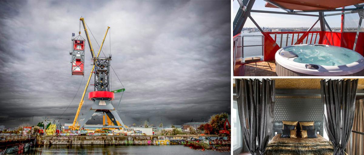 Удивителна архитектура: Завърши строителството на невероятния хотел-кран