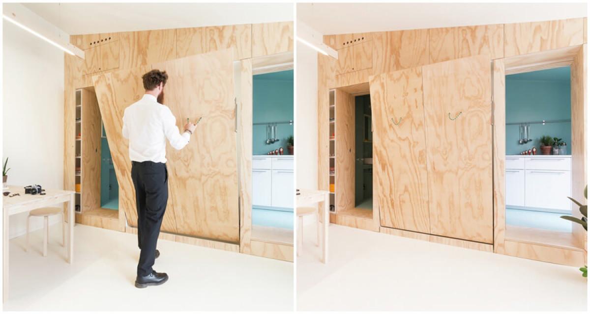 Проблемът с липсата на място е решен с едно мултифункционално помещение