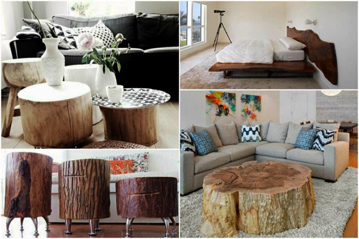 Прелестни интериорни творения от рециклирано дърво