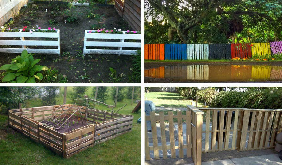 Дървени огради от палети - оригинални еко аксесоари за двора ви