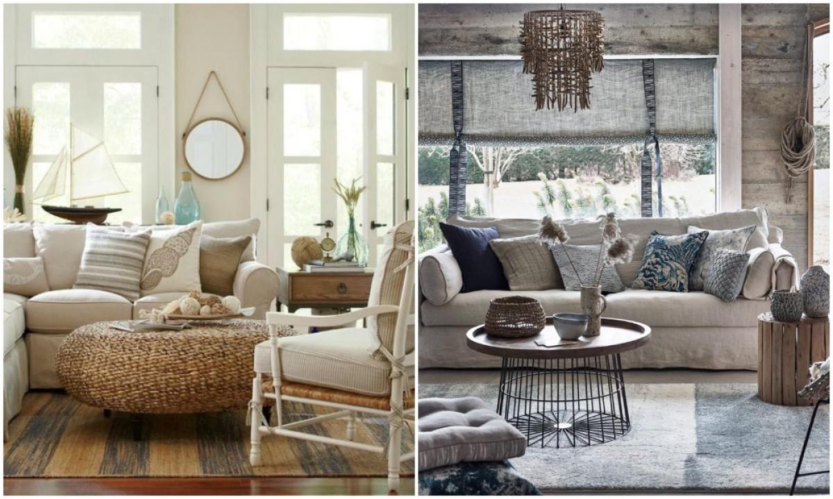 Дневна в крайбрежен стил