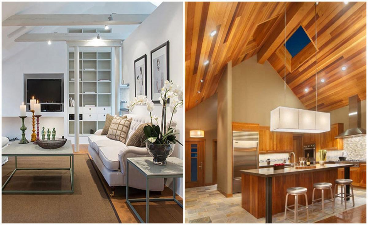 Правилното осветление ще направи чудеса с вашата мансарда