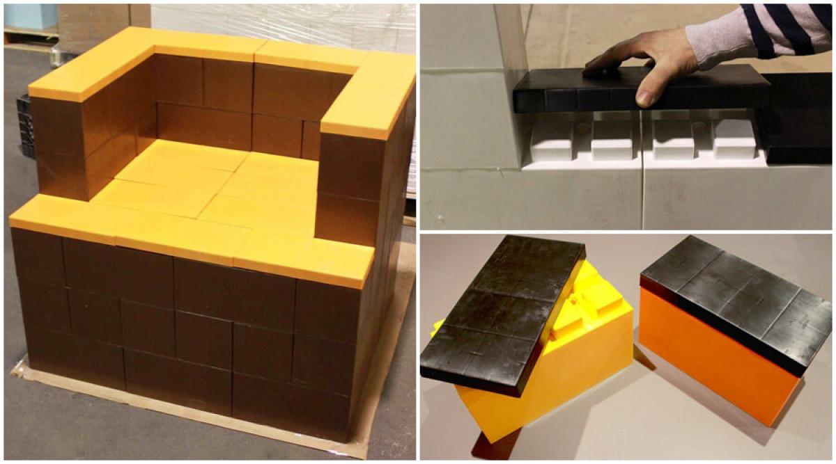 Специални покриващи елементи правят мебелите удобни