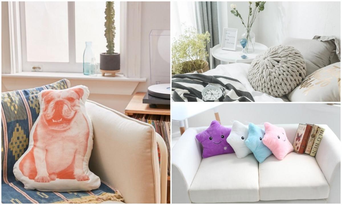 Възглавници с нетрадиционни форми - ексцентричност и закачливост