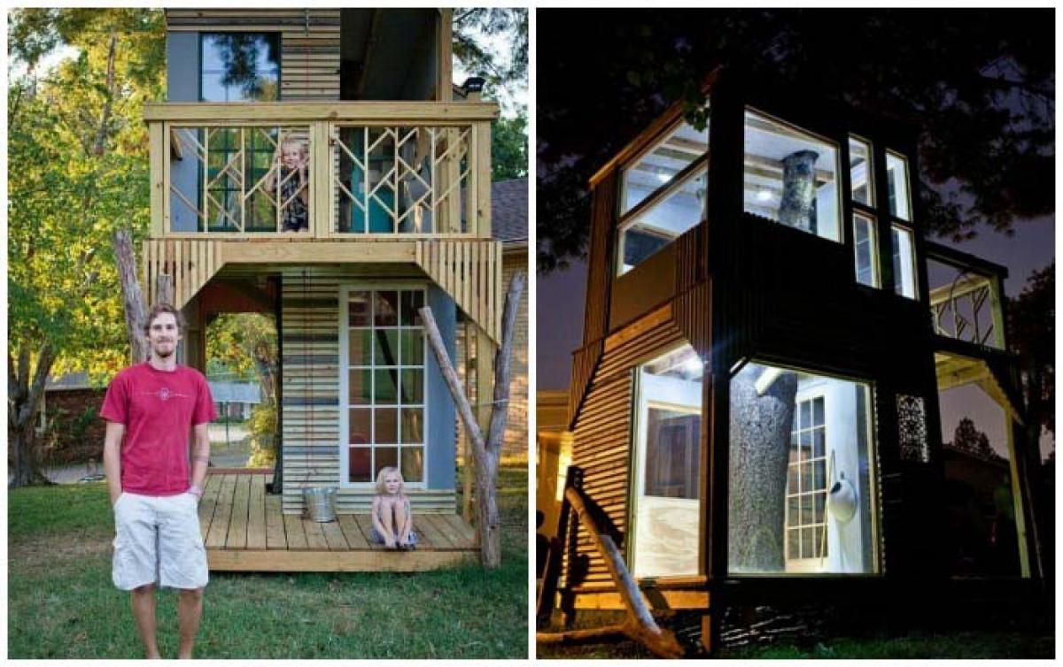 Детска къща в двора на вилата