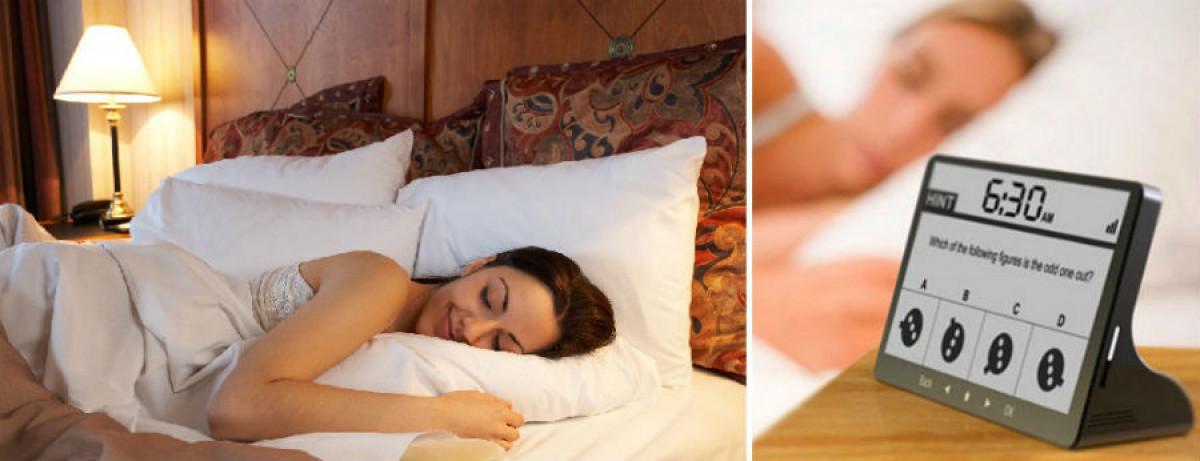 8. Будилникът те пита - отговаряй!