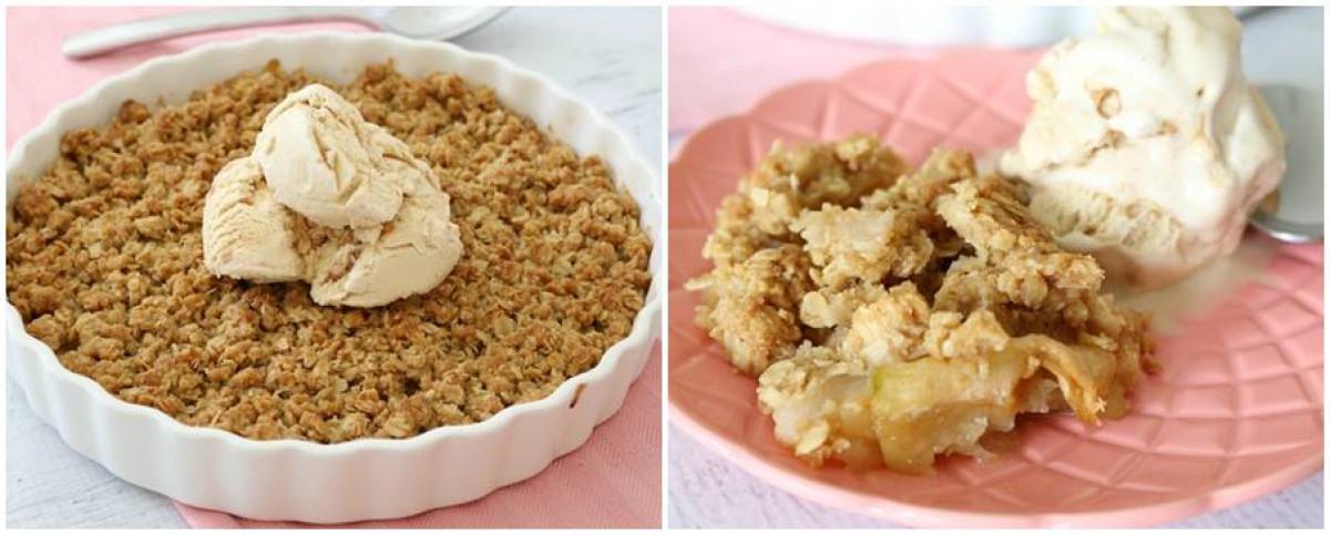 Невероятно лесен ябълков крамбъл!