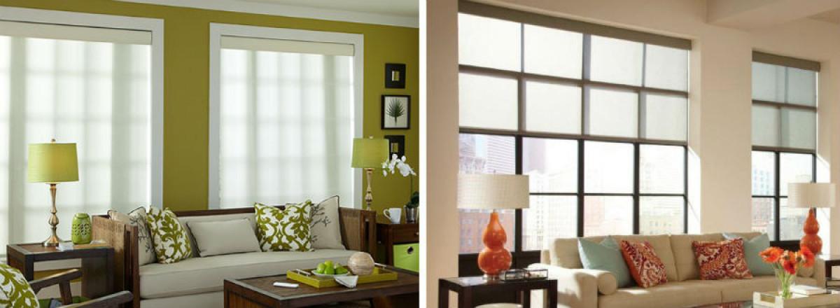 9. Умни щори за модерни дневни