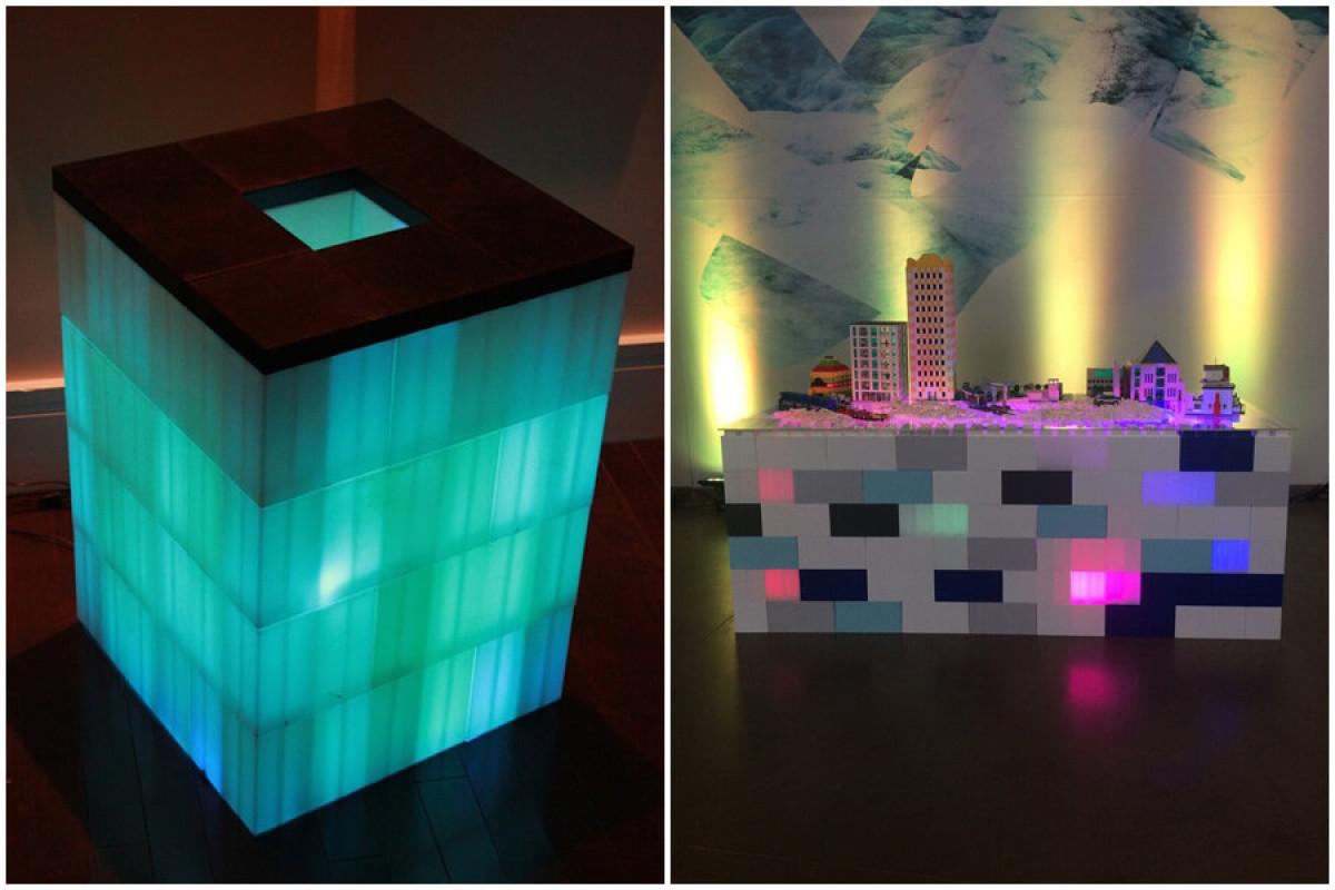 Внедрете в бар плота впечатляващо осветление