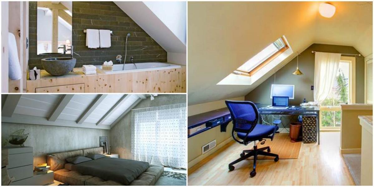 Кои са най-добрите решения за мансарда с малък размер?
