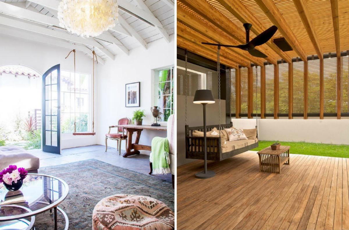 Съобразете стила на люлката с останалата част от интериора