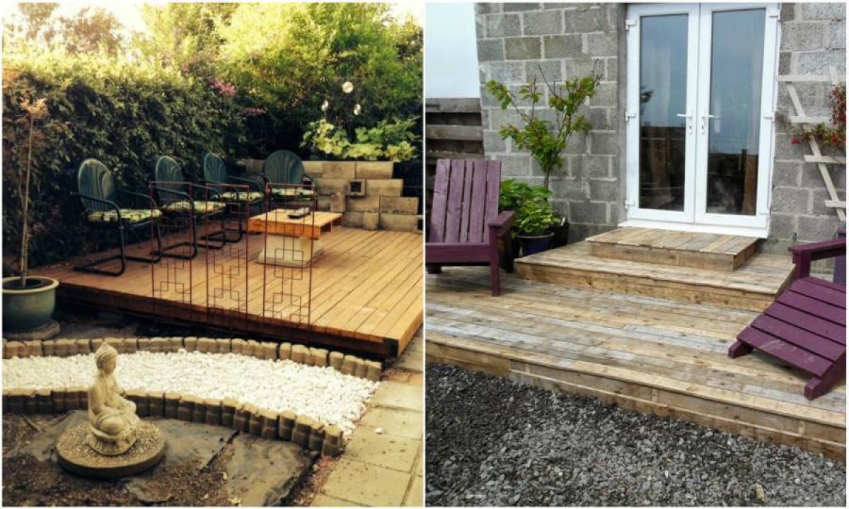 Направи си сам платформа от палети за градината в 3 лесни стъпки