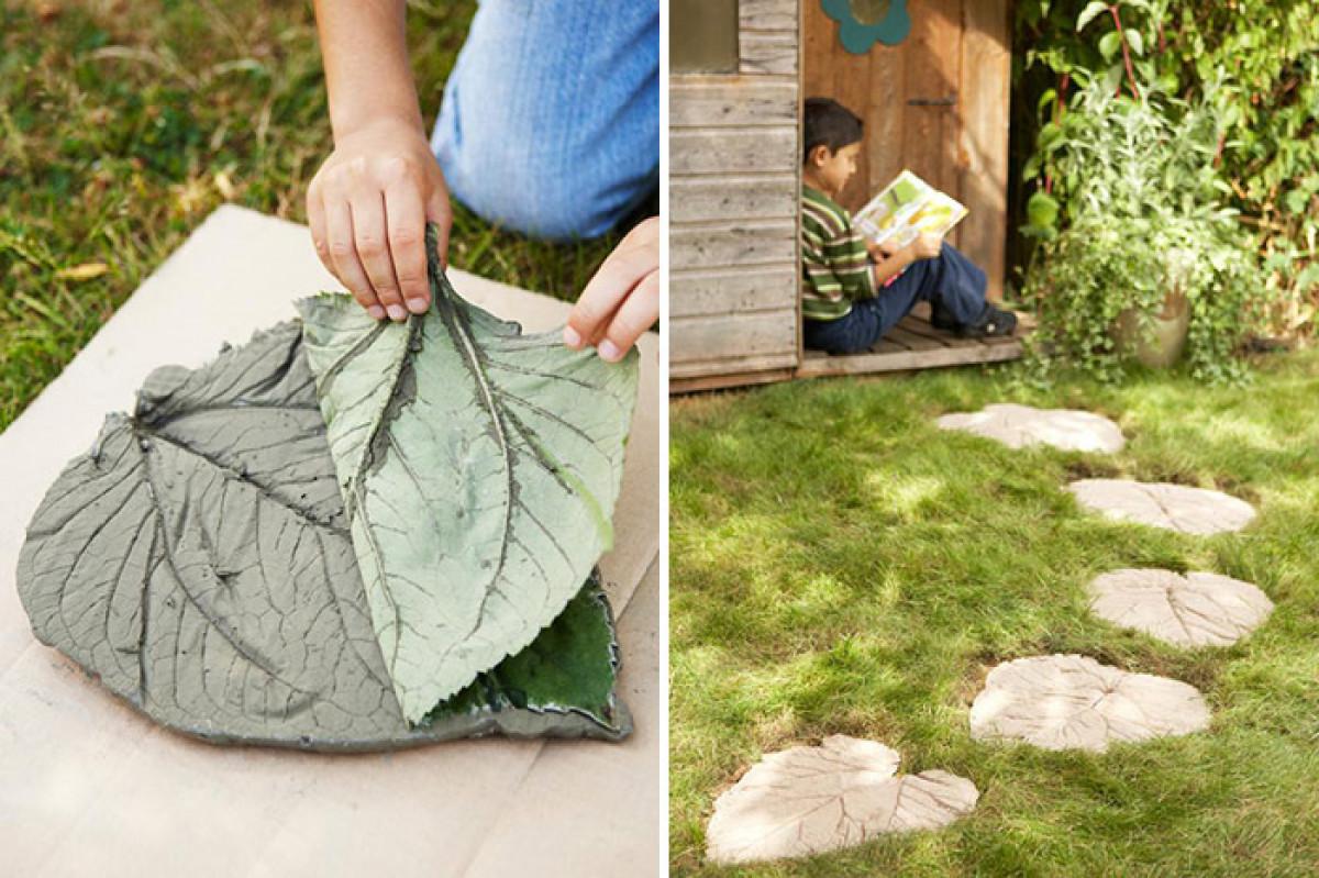 Креативна пътека от цимент в 6 стъпки