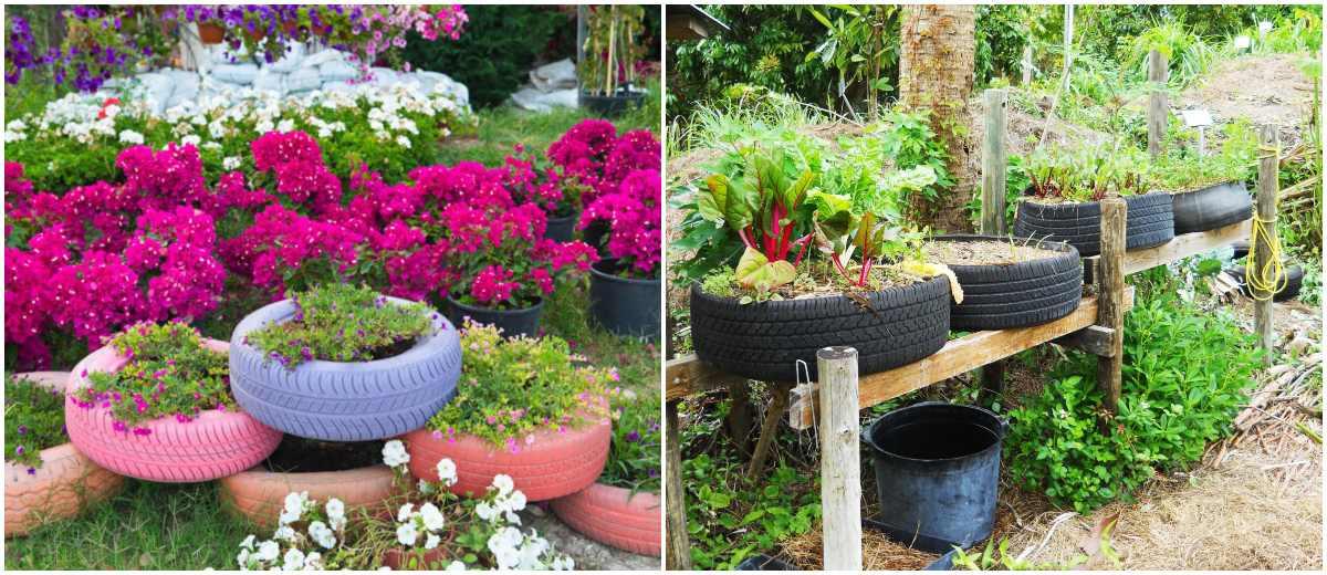 Красиви саксии в тон с пейзажа