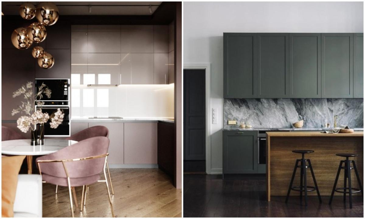 Модерните цветове в кухнята през новата година