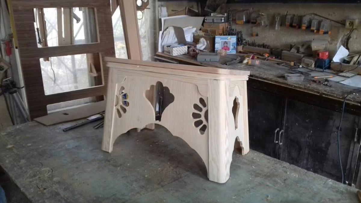 детска масичка - масив бор