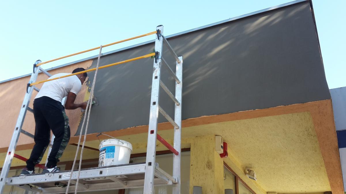 Шпакловане с теракол