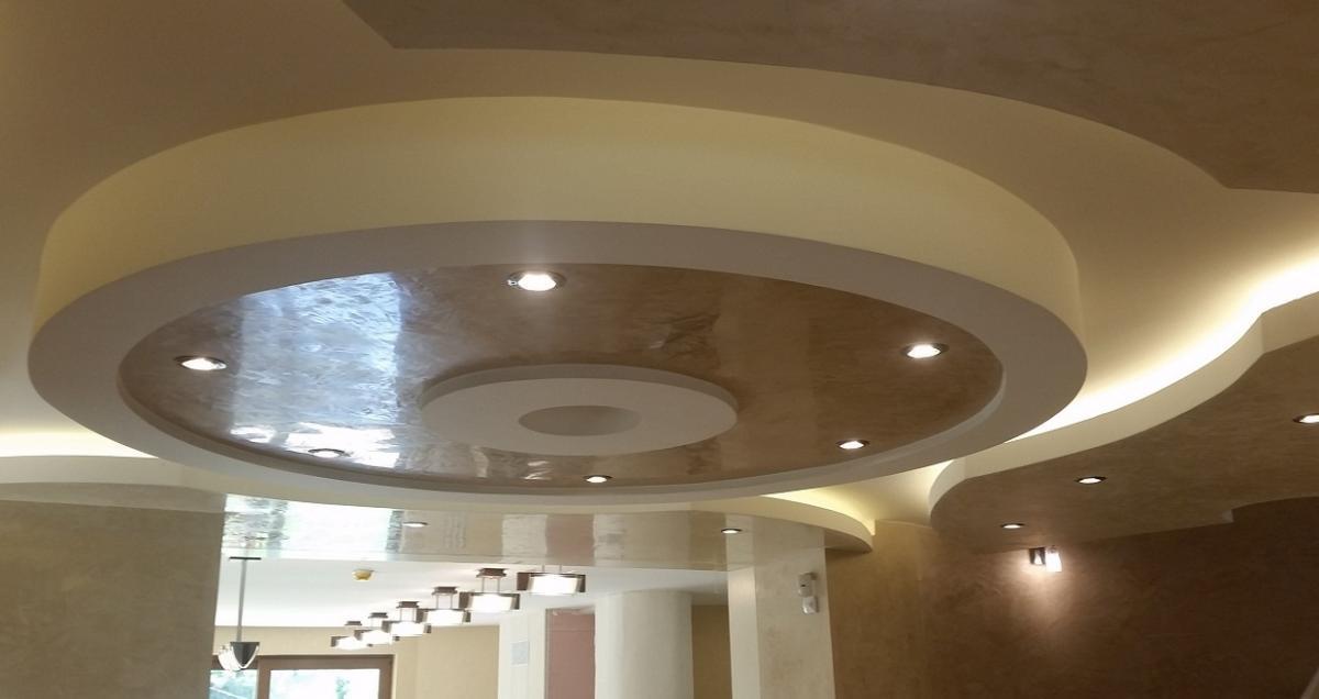 Овална фигура от гипсокартон