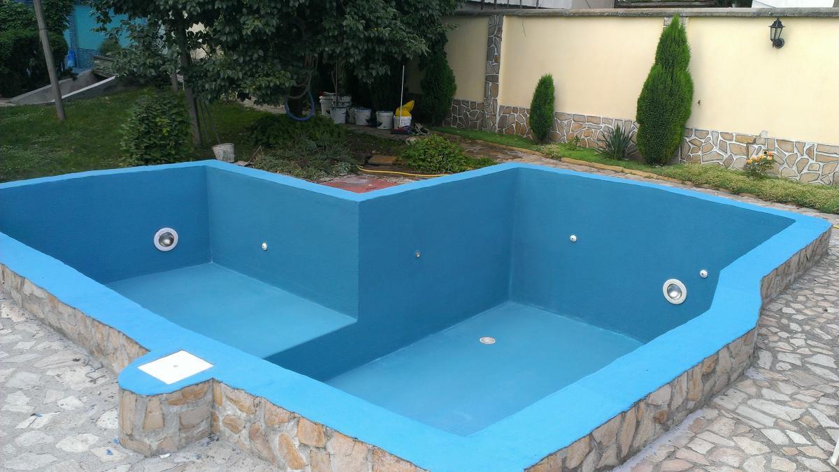 Хидроизолация на басейн - СЛЕД РЕМОНТА