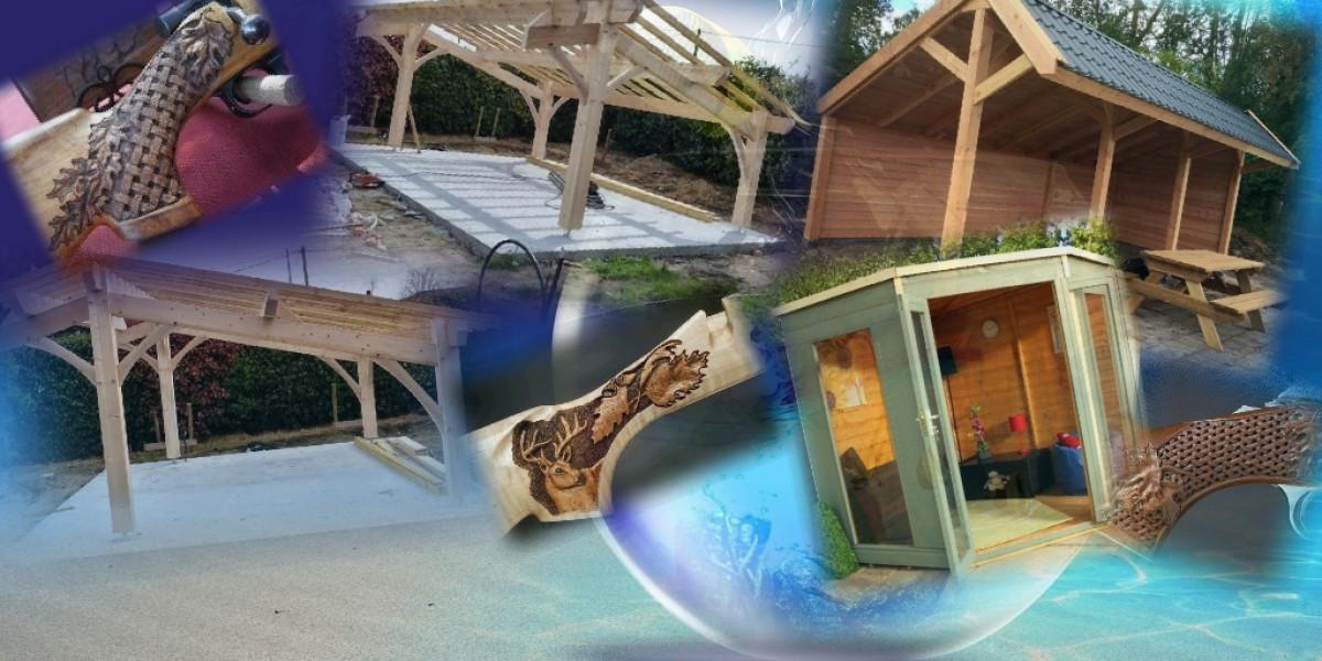 Дърворезба върху приклади, и навеси