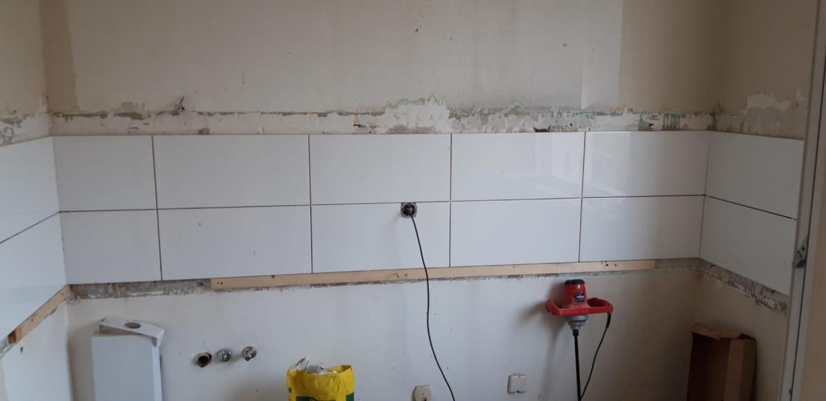 Гръб на кухня, преди монтаж