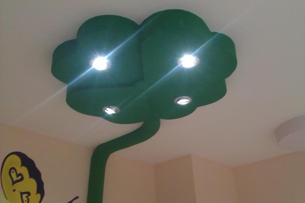 Гипсокартон с лед осветление