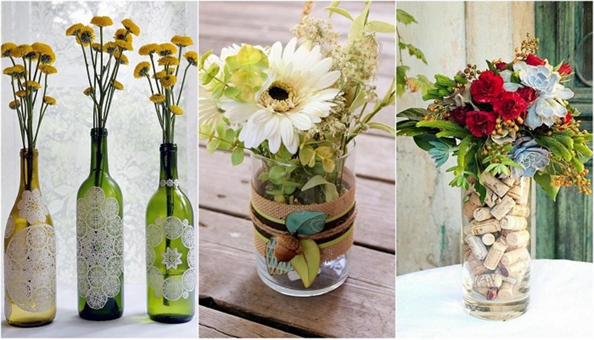 Вази с коркови тапи – смели предложения