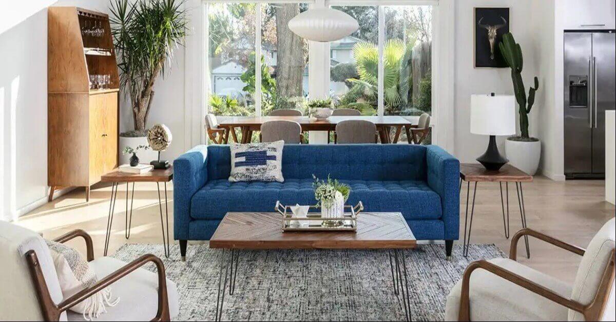 Модерна дневна от средата на миналия век