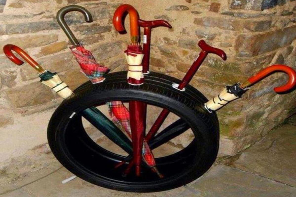 4. Стойка за чадъри