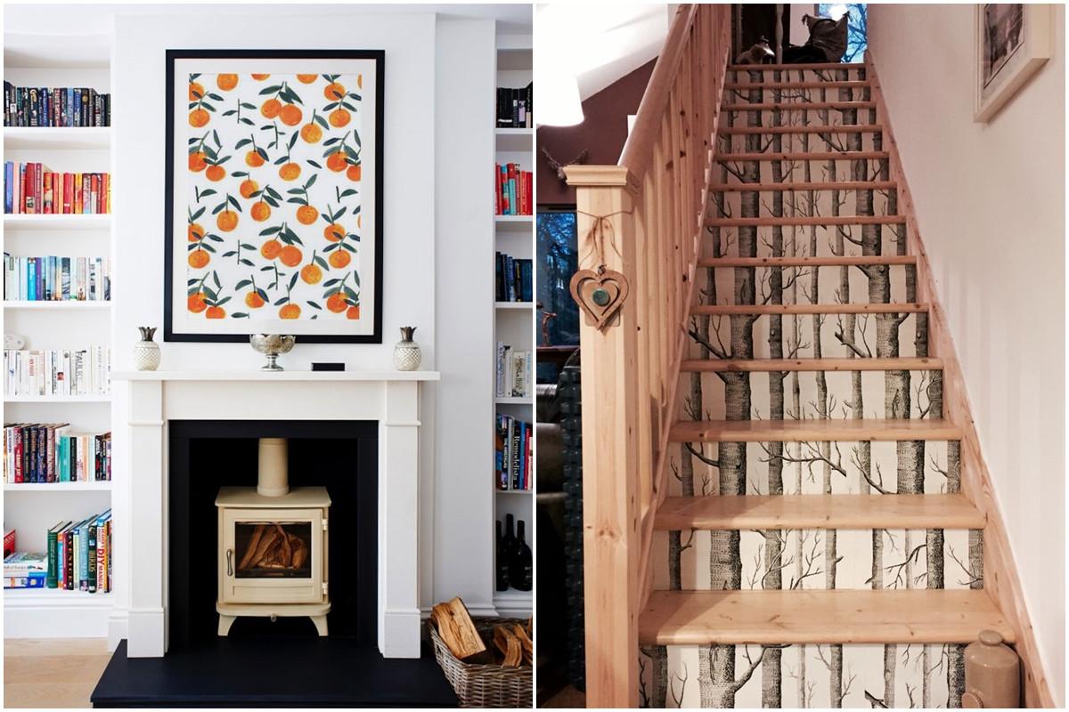 Как да приложите тапетите, като интересна декорация?