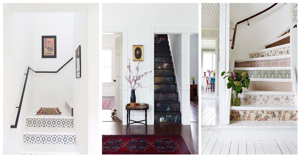 Интересен декор върху стъпалата