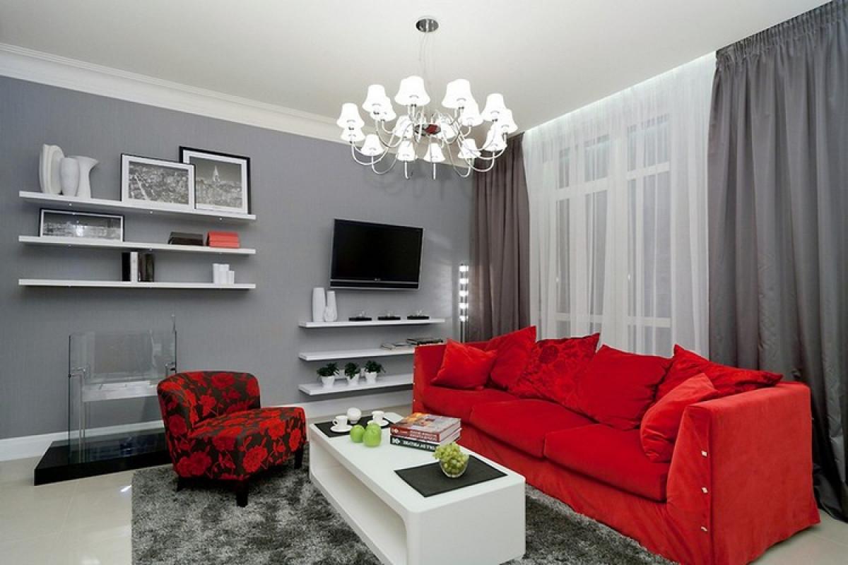 Сив цвят за хола