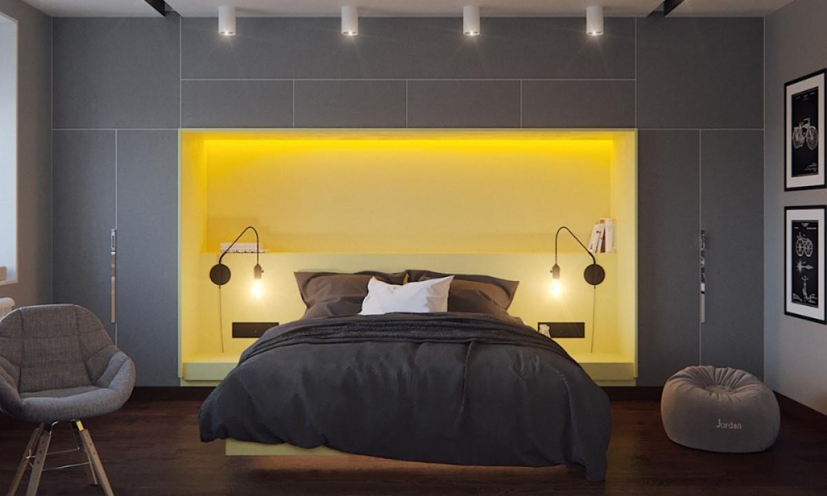 Използвайте жълто като акцент цвят