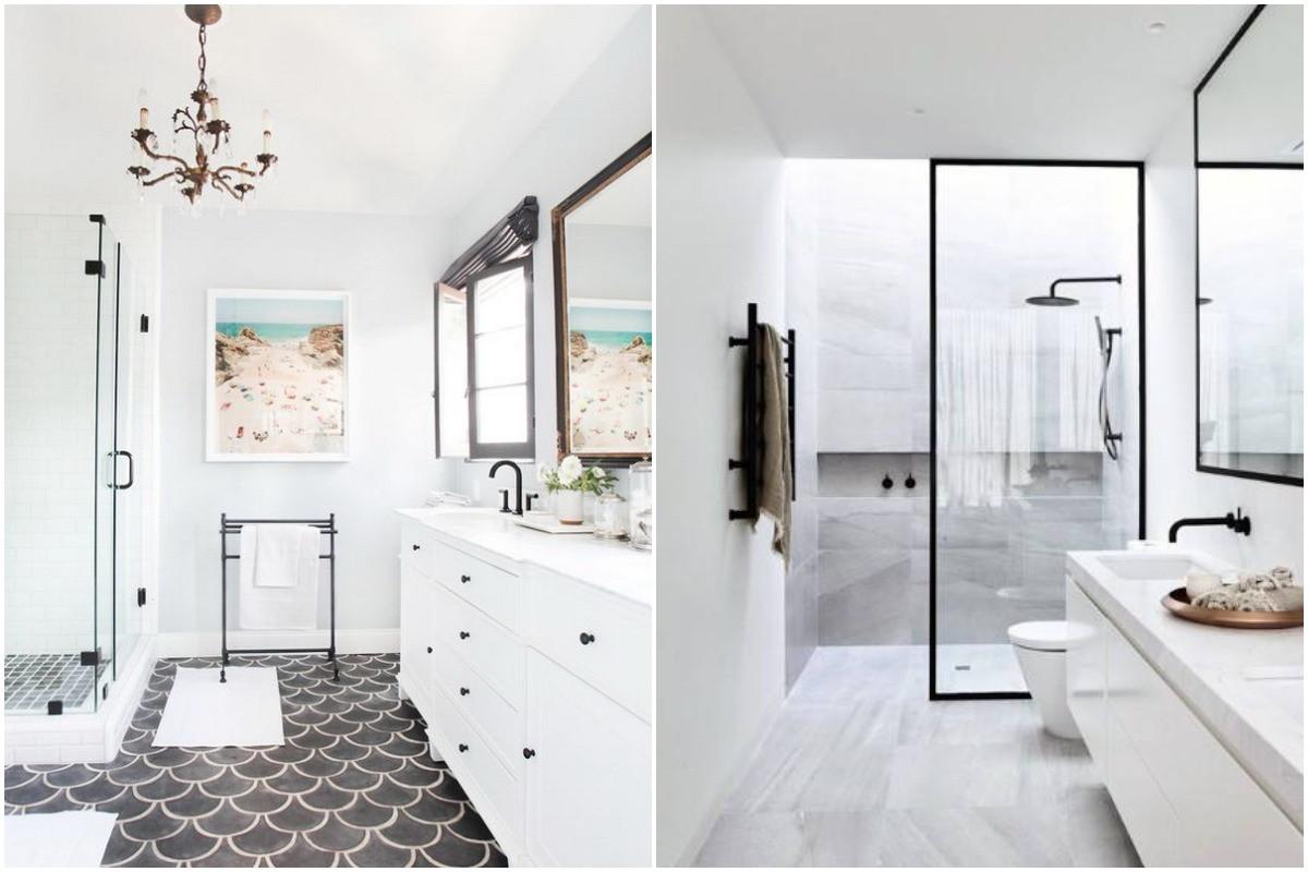 Класическа баня в бяло