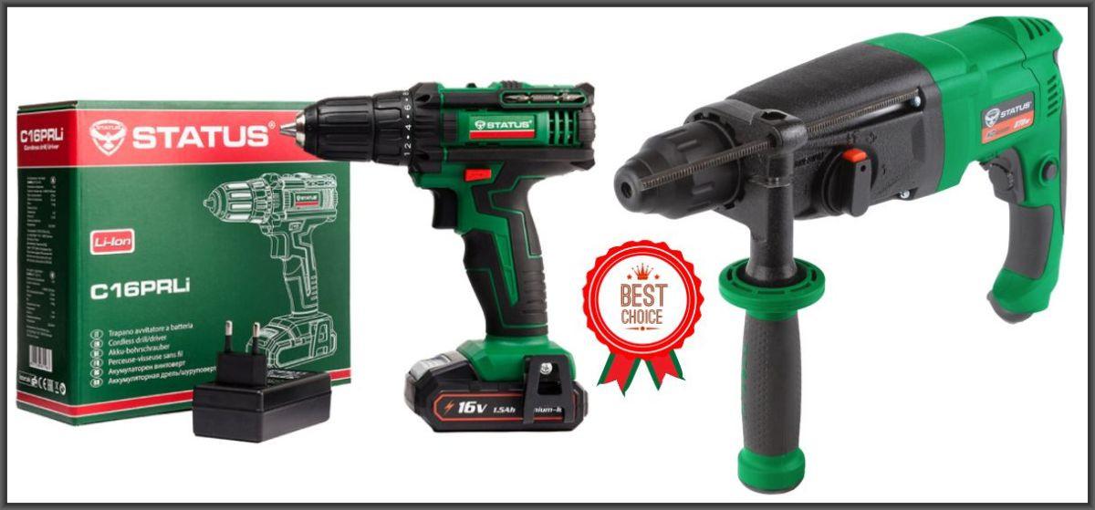 “Best choise” значка за два от инструментите на STATUS