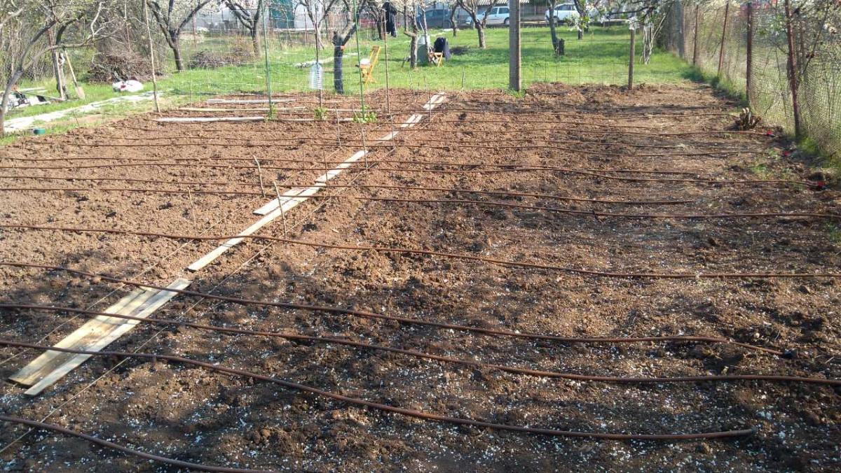 Наземна част с капков маркуч