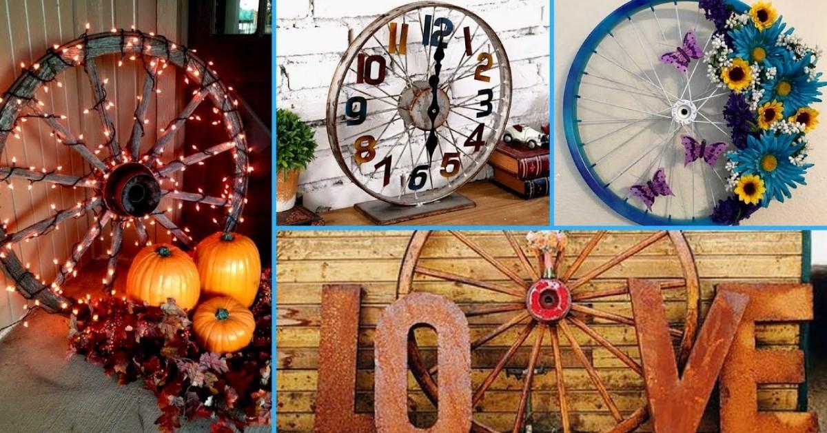 Как да използвате стария велосипед в украсата на новия дом?