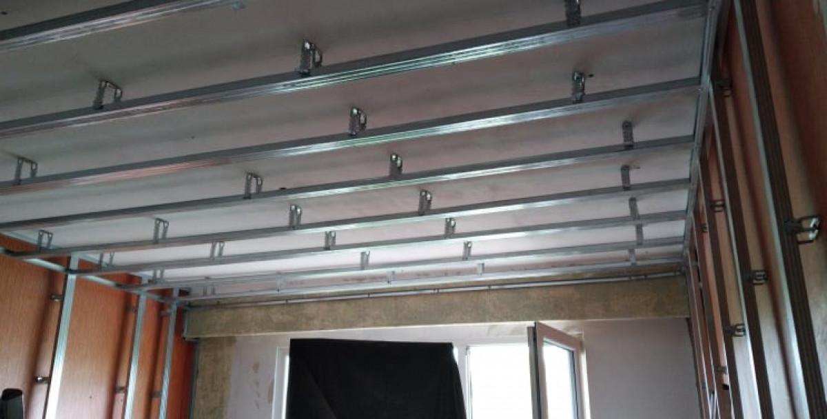 Монтаж на гипсокартон