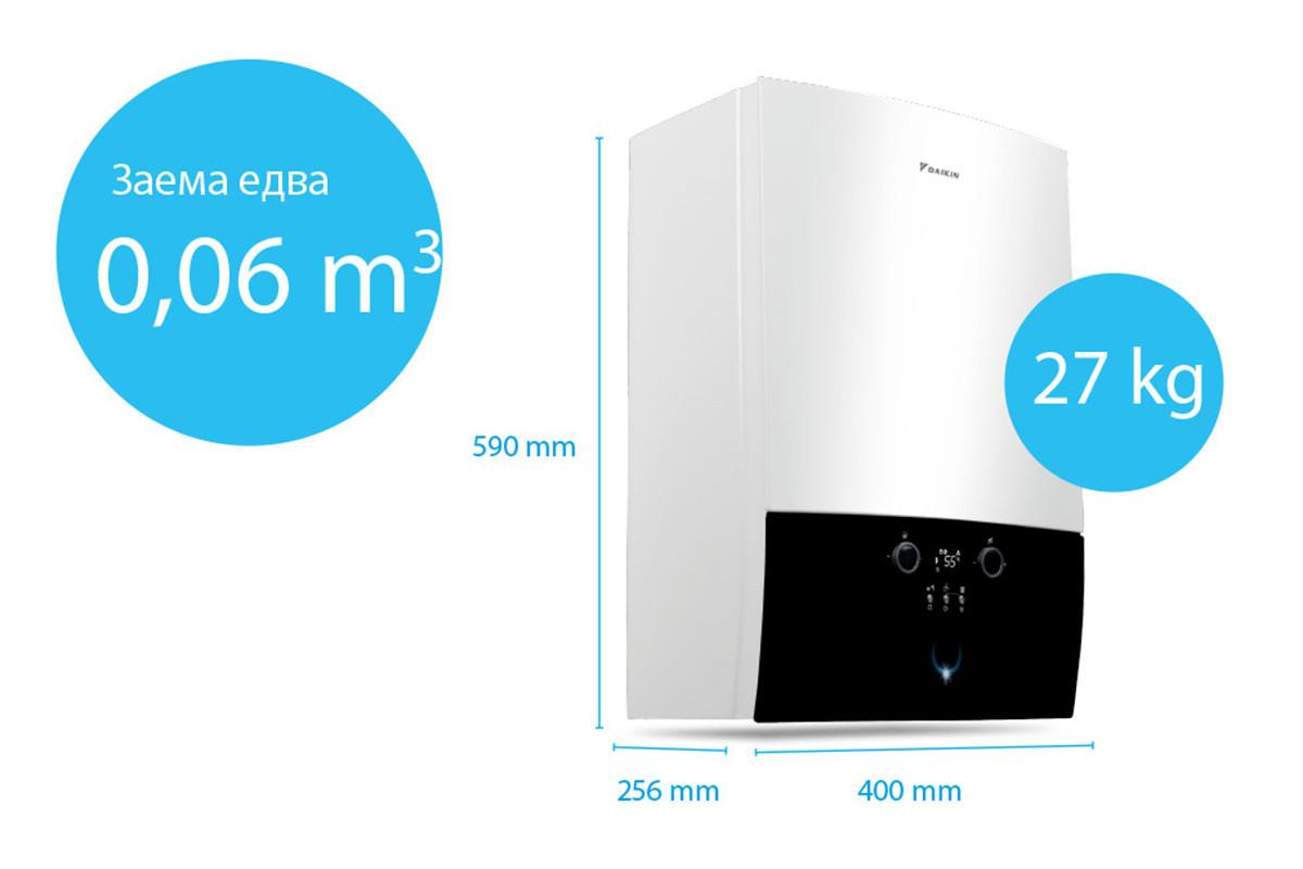 Характеристики на газовия кондензен котел D2CND
