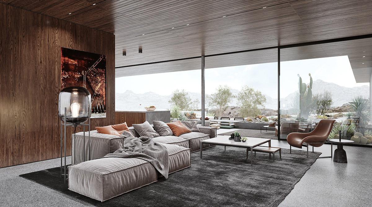 Интериор в дървесен дизайн