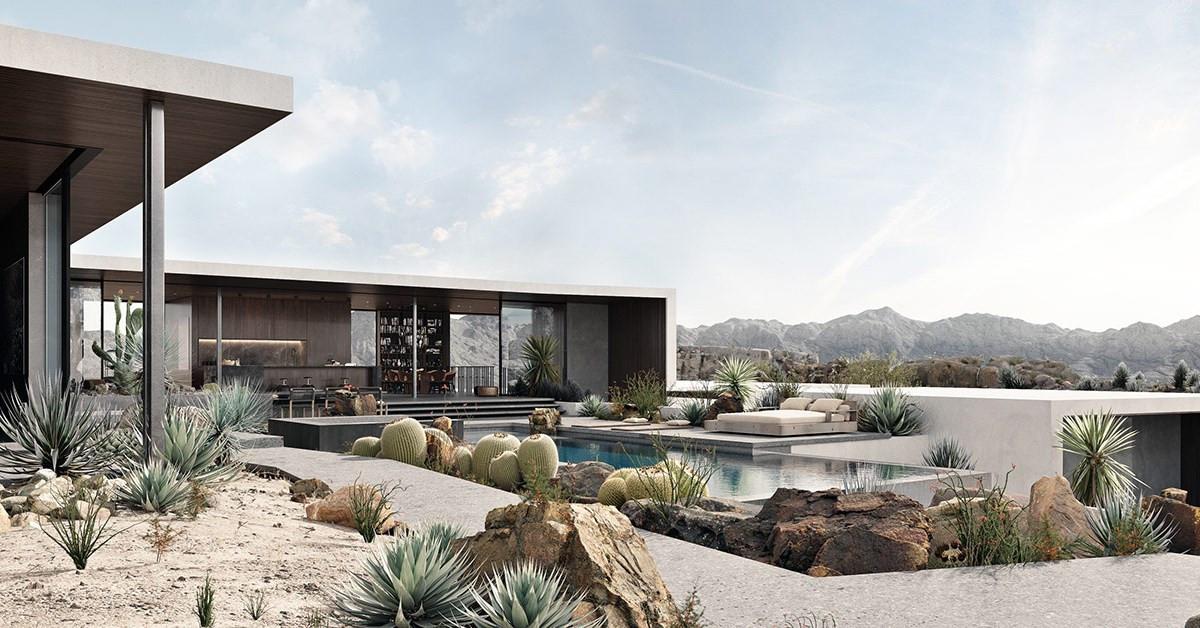 Невероятен дом насред пустинята