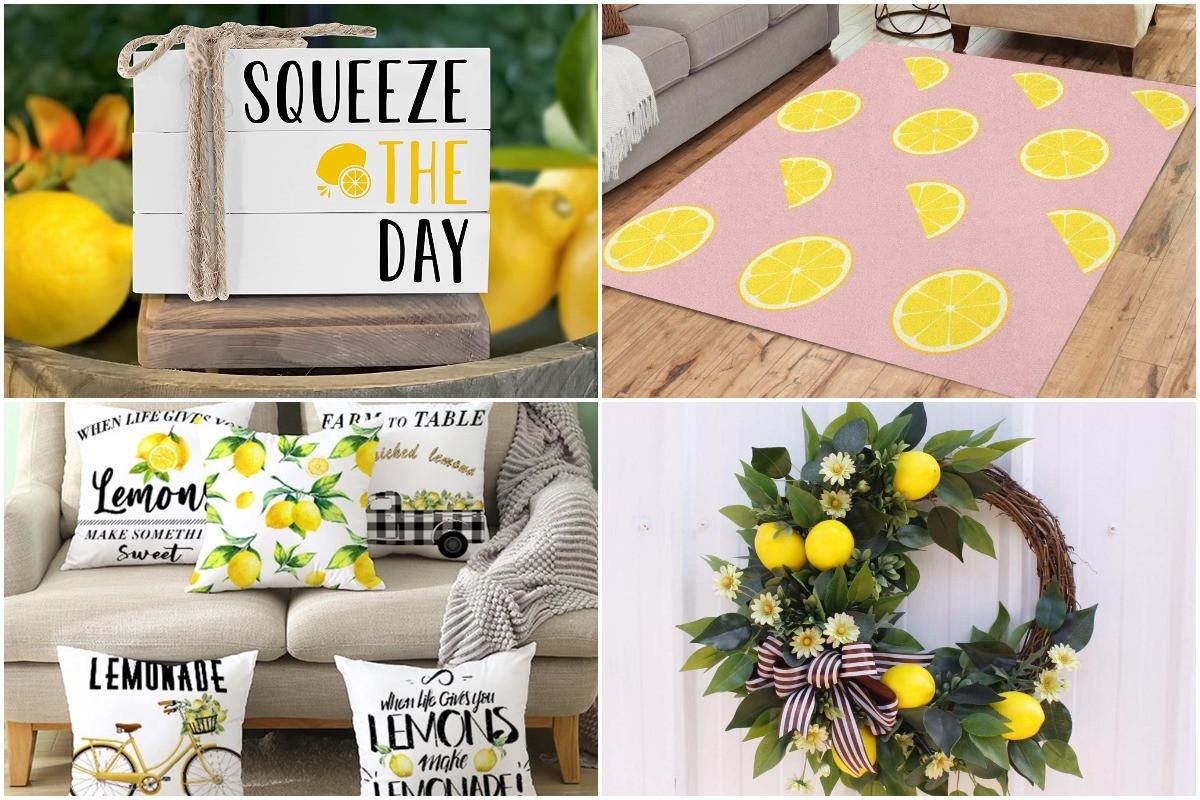 Декоративни елементи с лимонена щампа