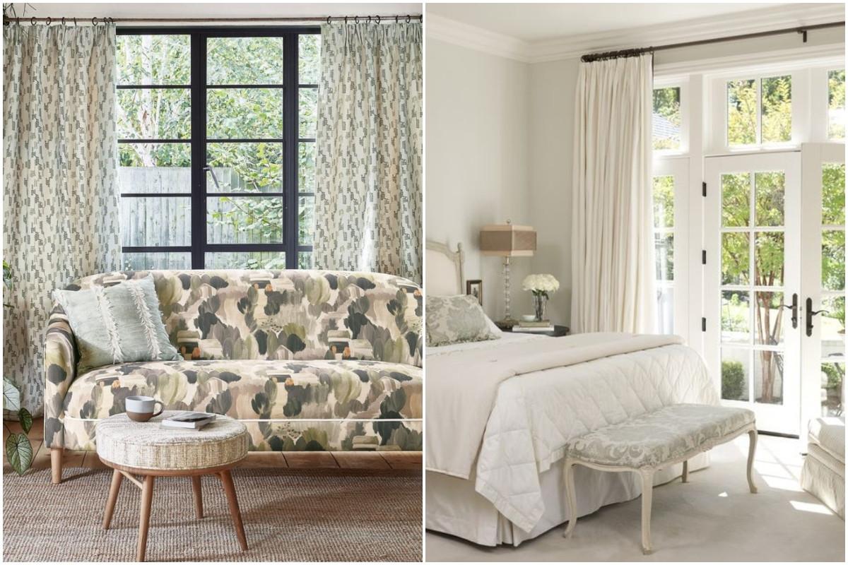 Френски прозорци с идилична гледка