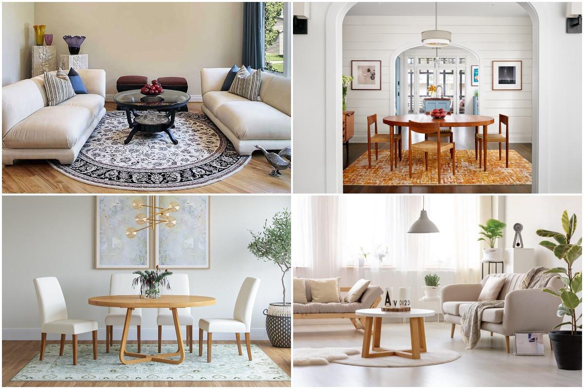 Кръгъл или правоъгълен килим