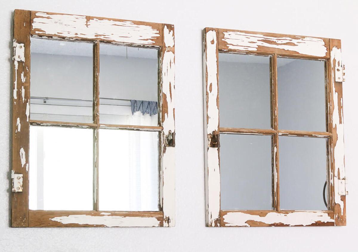 Арт идеи за приложение на стари рамки от прозорци