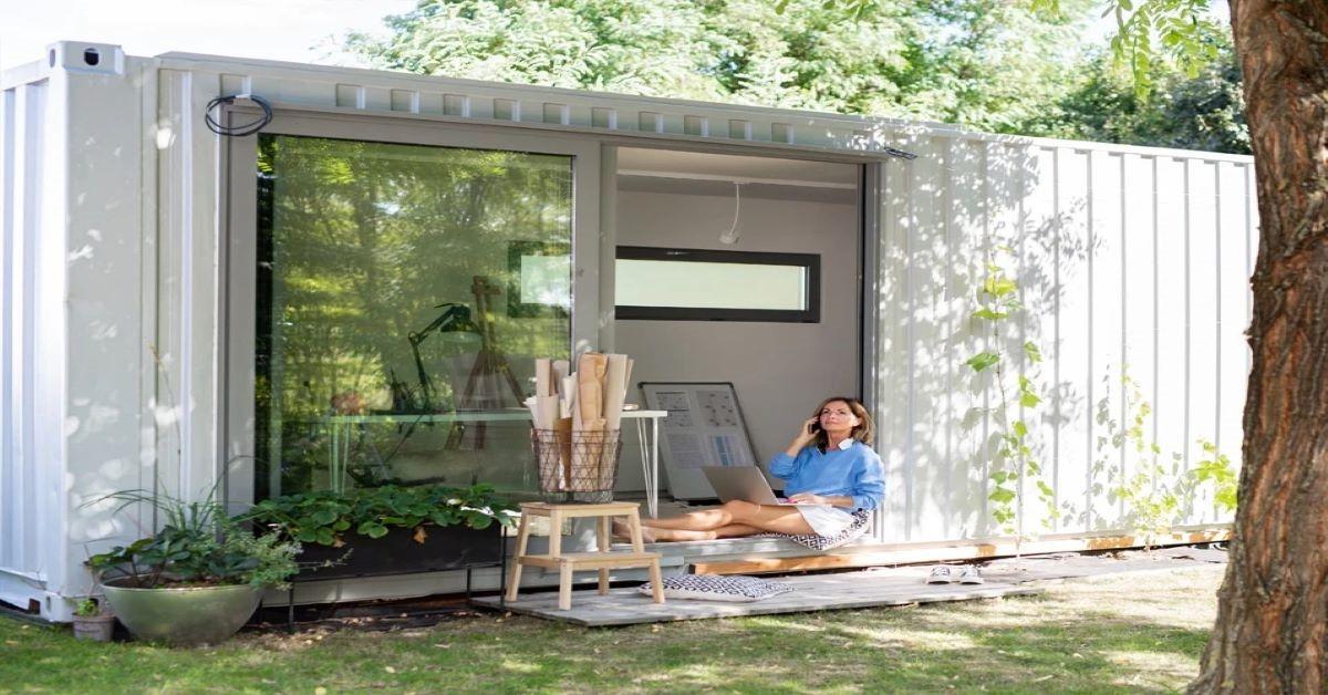 Елегантен дизайн на къща от контейнери