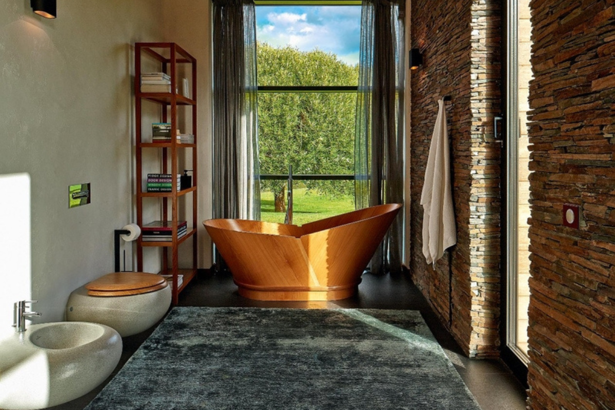 Еко стил в банята