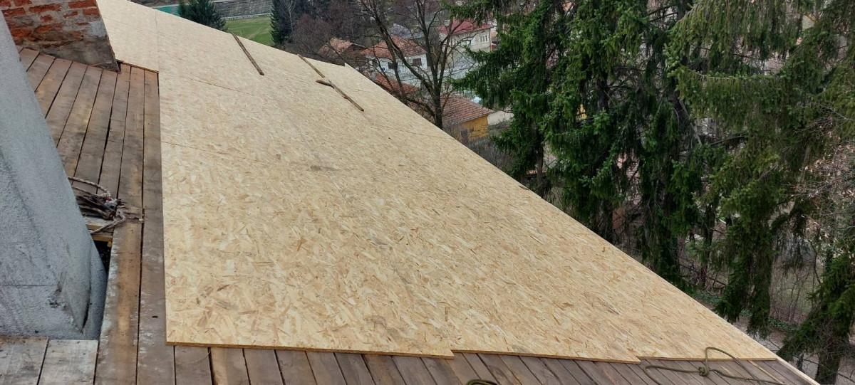 Монтаж на ОСБ плоскости.